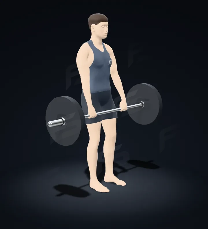 Romanian deadlift (bar)